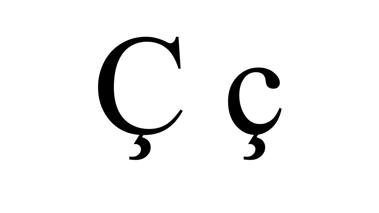 lettercwithcedilla