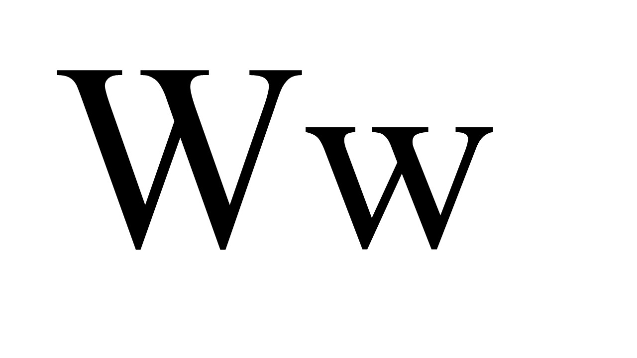 letterw